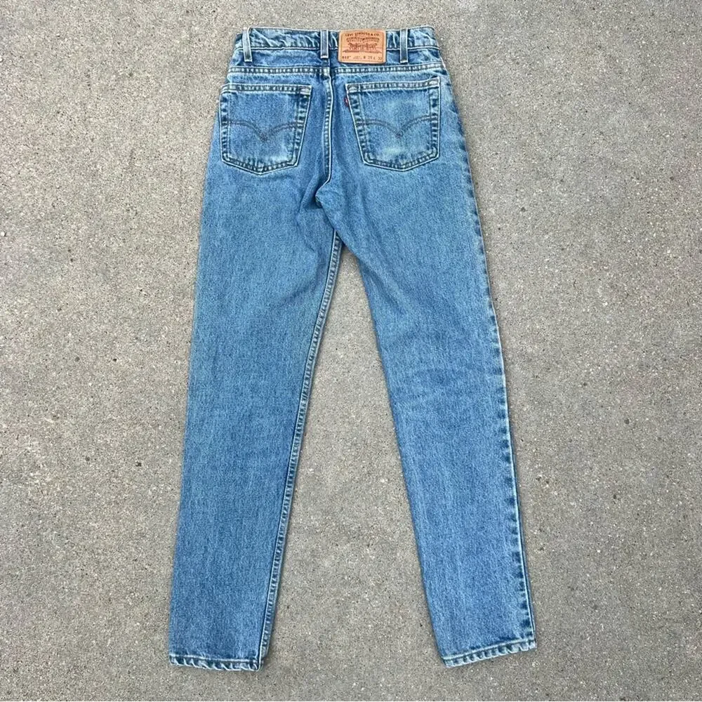 Vintage 90s Levi’s 512 slim fit tapered leg jeans 29x32 - Picture 3 of 10